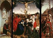 WEYDEN, Rogier van der Abegg Triptych oil painting artist